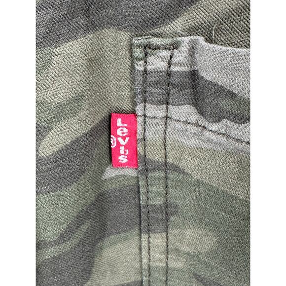 Levis Pants Womens Small Green Camo Jet Set Taper Joggers Cotton Stretch Street - Picture 3 of 7